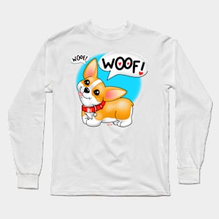 Sweet Pea the Corgi Long Sleeve T-Shirt